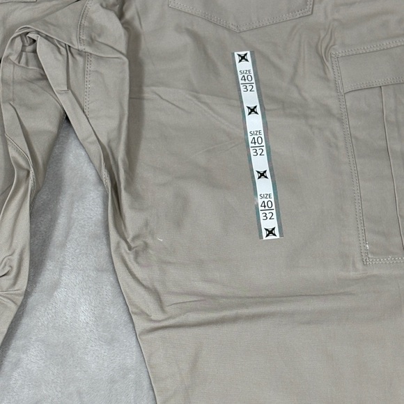 Men's Beige Cargo Pants - Picture 12 of 15